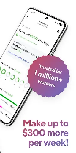 Скриншот 2 — Gridwise: Gig Driver Assistant