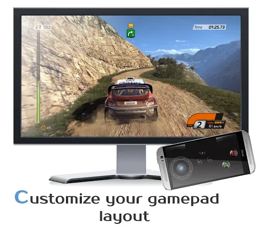 Скриншот 5 — DroidJoy Gamepad Joystick Lite