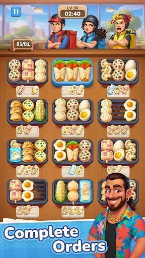 Скриншот 5 — Мастер Гриля: Игра Sort Еды