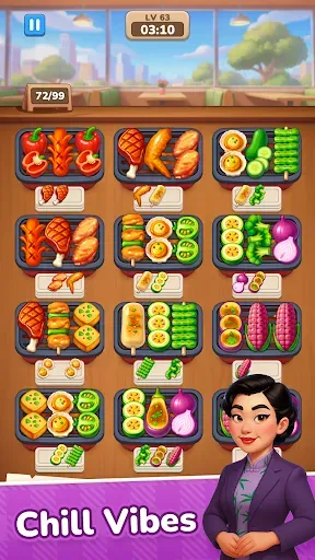 Скриншот 6 — Мастер Гриля: Игра Sort Еды