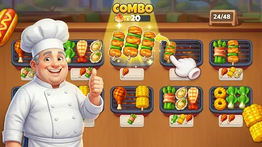 Скриншот 7 — Мастер Гриля: Игра Sort Еды