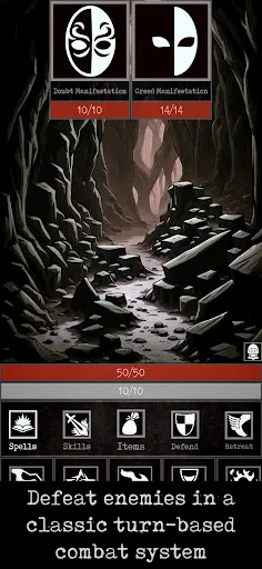 Скриншот 2 — Grim Quest - Old School RPG