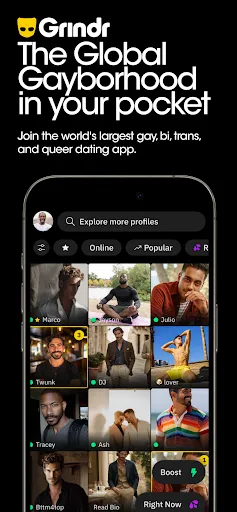 Скриншот 1 — Grindr - Gay Dating & Chat