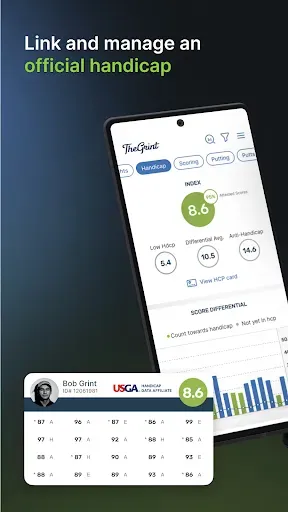 Скриншот 1 — TheGrint | Golf Handicap & GPS
