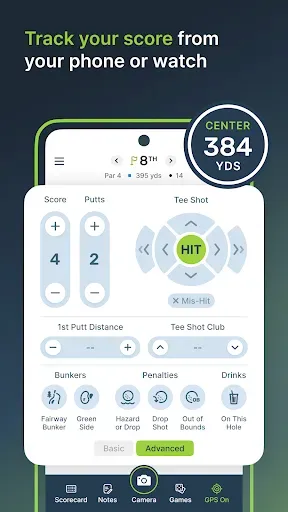 Скриншот 3 — TheGrint | Golf Handicap & GPS