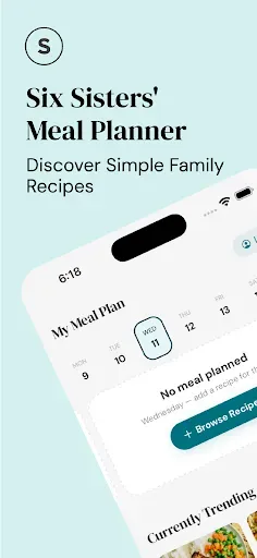 Скриншот 1 — Six Sisters: Meal Planner