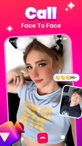 Скриншот 1 — Leep: Chat Video, Share