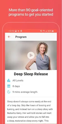 Скриншот 2 — Grokker: Yoga, Fitness, Mind