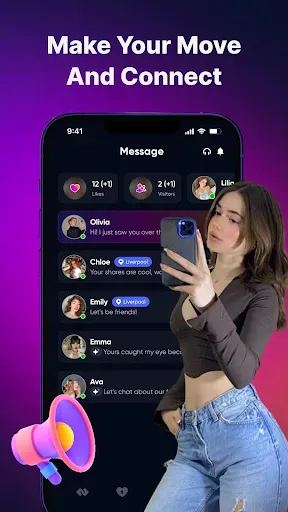 Скриншот 4 — Groove Lite: Chat & Meet