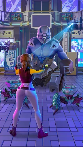 Скриншот 1 — Cyberpunk Hero киберпанк экшен