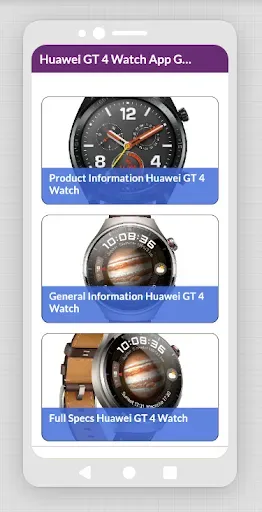 Скриншот 6 — Huawei GT 4 Watch App Guide