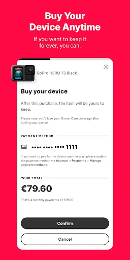 Скриншот 6 — Grover - rent tech flexibly