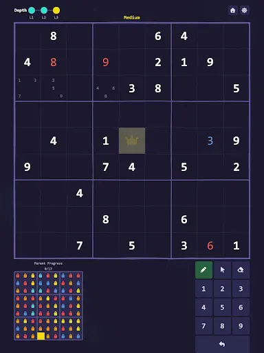 Скриншот 4 — Sudokokokoko: Fractal Sudoku