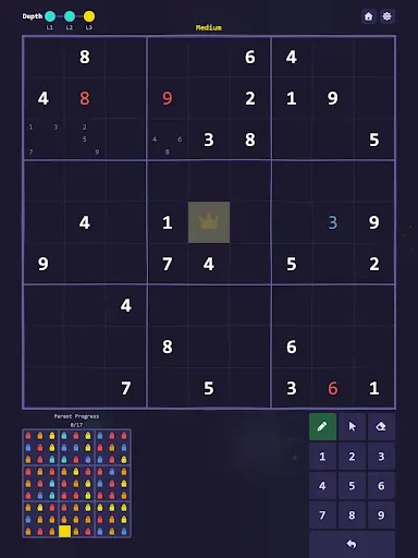 Скриншот 6 — Sudokokokoko: Fractal Sudoku