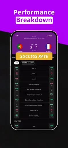 Скриншот 3 — 180Score Football Predictions