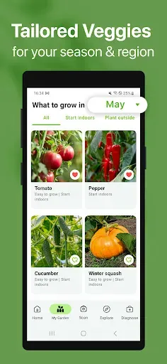 Скриншот 2 — GrowIt: Vegetable Garden Care