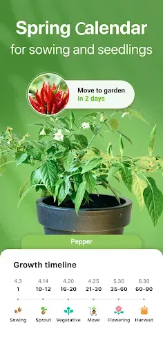 Скриншот 3 — GrowIt: Vegetable Garden Care