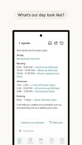 Скриншот 2 — Maple Family Assistant