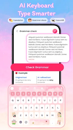 Скриншот 3 — Font Keyboard Themes, Emoji