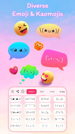 Скриншот 5 — Font Keyboard Themes, Emoji