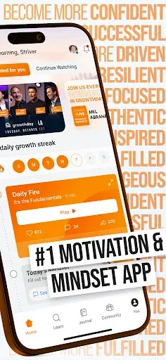 Скриншот 2 — GrowthDay: Motivation Mindset