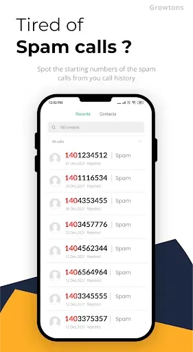 Скриншот 2 — Unknown Call & Contact Blocker