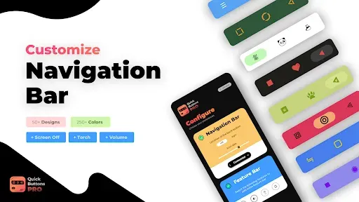 Скриншот 1 — QuickButtonsPro Navigation Bar