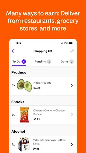 Скриншот 4 — Grubhub for Drivers