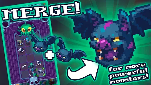 Скриншот 1 — NecroMerger - Idle Merge Game