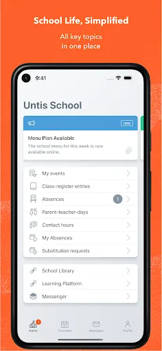 Скриншот 2 — Untis Mobile
