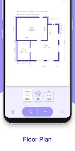Скриншот 3 — AR Plan 3D - Линейка, Рулетка