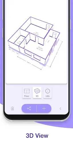 Скриншот 4 — AR Plan 3D - Линейка, Рулетка