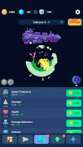 Скриншот 8 — Planet Miner: Idle Action Game