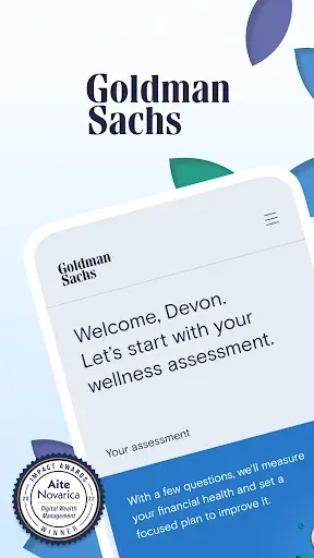 Скриншот 1 — Goldman Sachs Wellness