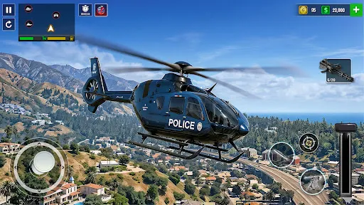 Скриншот 4 — Police Car Chase Sim Games 3d