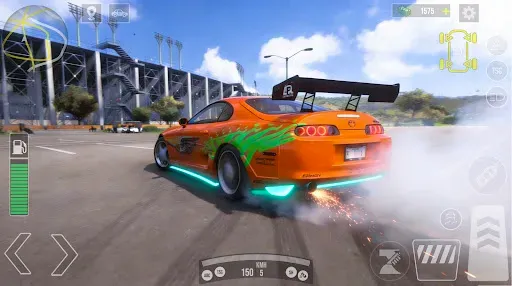 Скриншот 2 — City Car Driving & Drift Sim