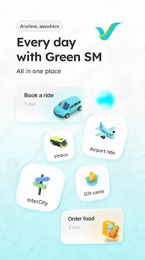 Скриншот 1 — Green SM: Заказ электротакси