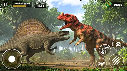 Скриншот 2 — Dino Clash Primal Beasts Game!