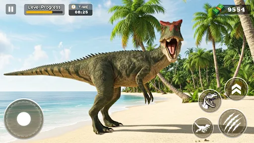 Скриншот 4 — Dino Clash Primal Beasts Game!