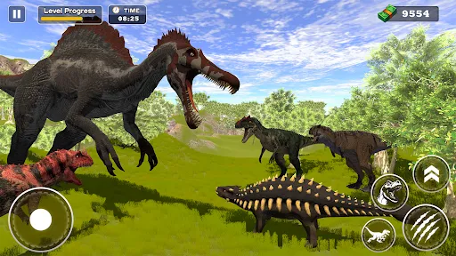 Скриншот 5 — Dino Clash Primal Beasts Game!