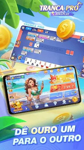 Скриншот 6 — Tranca ZingPlay Jogo de cartas