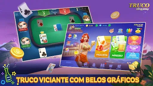 Скриншот 1 — Truco ZingPlay: Jogo de cartas