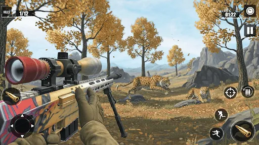 Скриншот 3 — Wild Animal Sniper Hunter Game