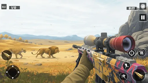 Скриншот 4 — Wild Animal Sniper Hunter Game