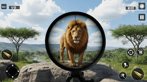 Скриншот 5 — Wild Animal Sniper Hunter Game