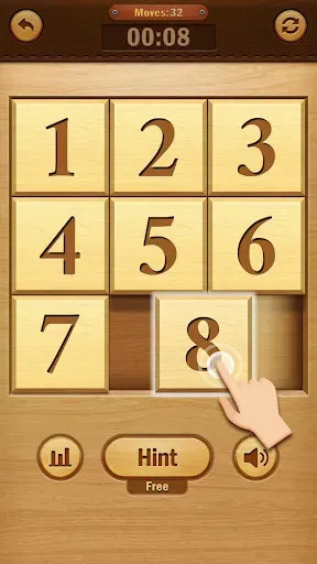Скриншот 1 — Number Puzzle - Sliding Puzzle