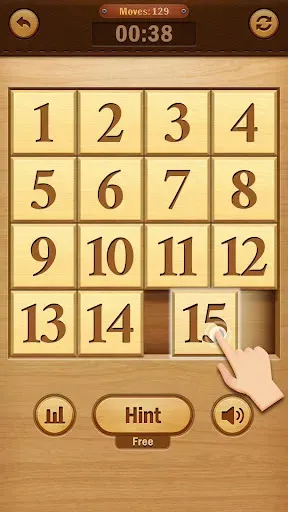Скриншот 2 — Number Puzzle - Sliding Puzzle