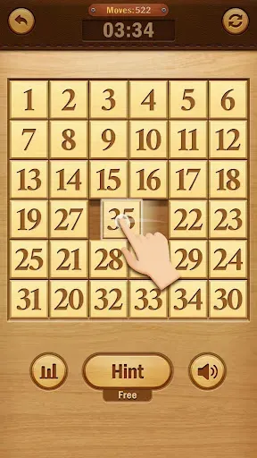 Скриншот 4 — Number Puzzle - Sliding Puzzle