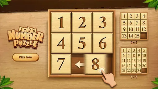 Скриншот 6 — Number Puzzle - Sliding Puzzle