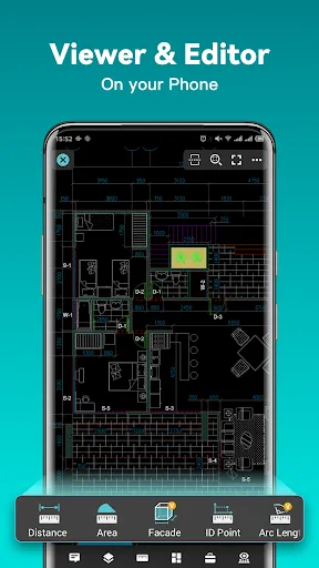 Скриншот 1 — DWG FastView-CAD Viewer&Editor